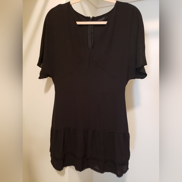 mock neck bodycon dress Front Line & Windsor feature_Short Dresses Color:Gunmetal/Black Vintage floral boho 70s